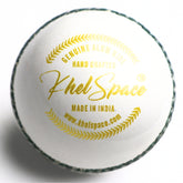 Khelspace KS Prime White Leather Cricket Ball – Entry Level Practice & Training Ball