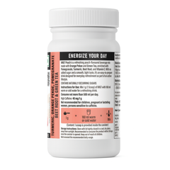 DietXP NRGT Peach Tea Energy Drink Mix - 40mg Caffeine, 0g Added Sugar, 50 Servings
