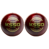KHELSPACE KS‑50 Leather Cricket Ball Pack Of 2