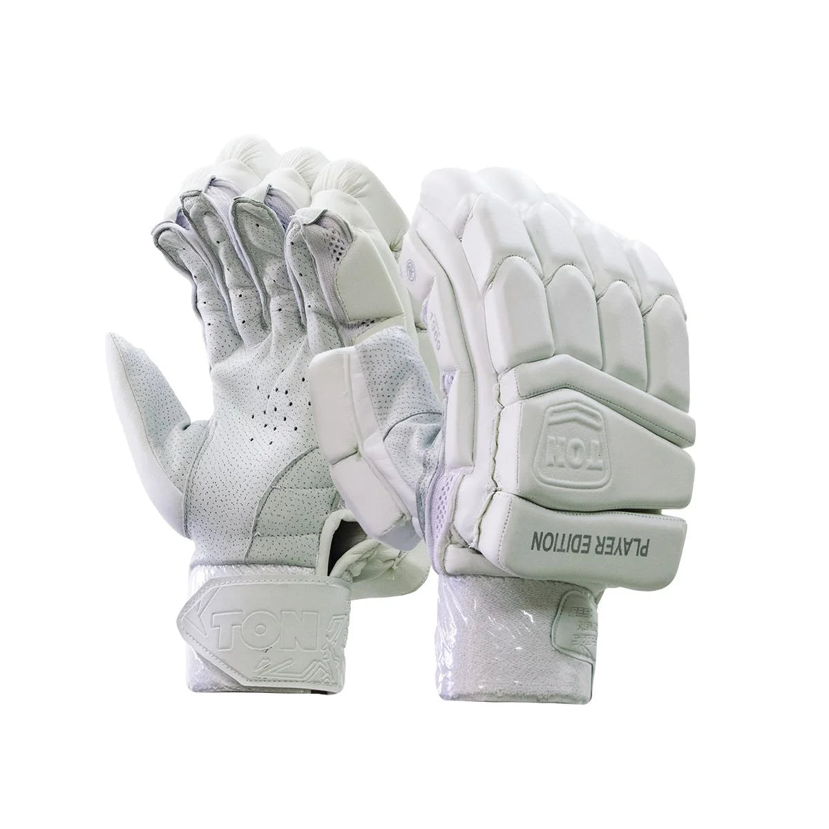 Plain white cricket gloves shop
