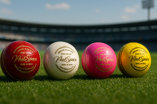 Cricket Ball Colours Explained: Key Differences Between Red, White, Pink & Yellow Balls