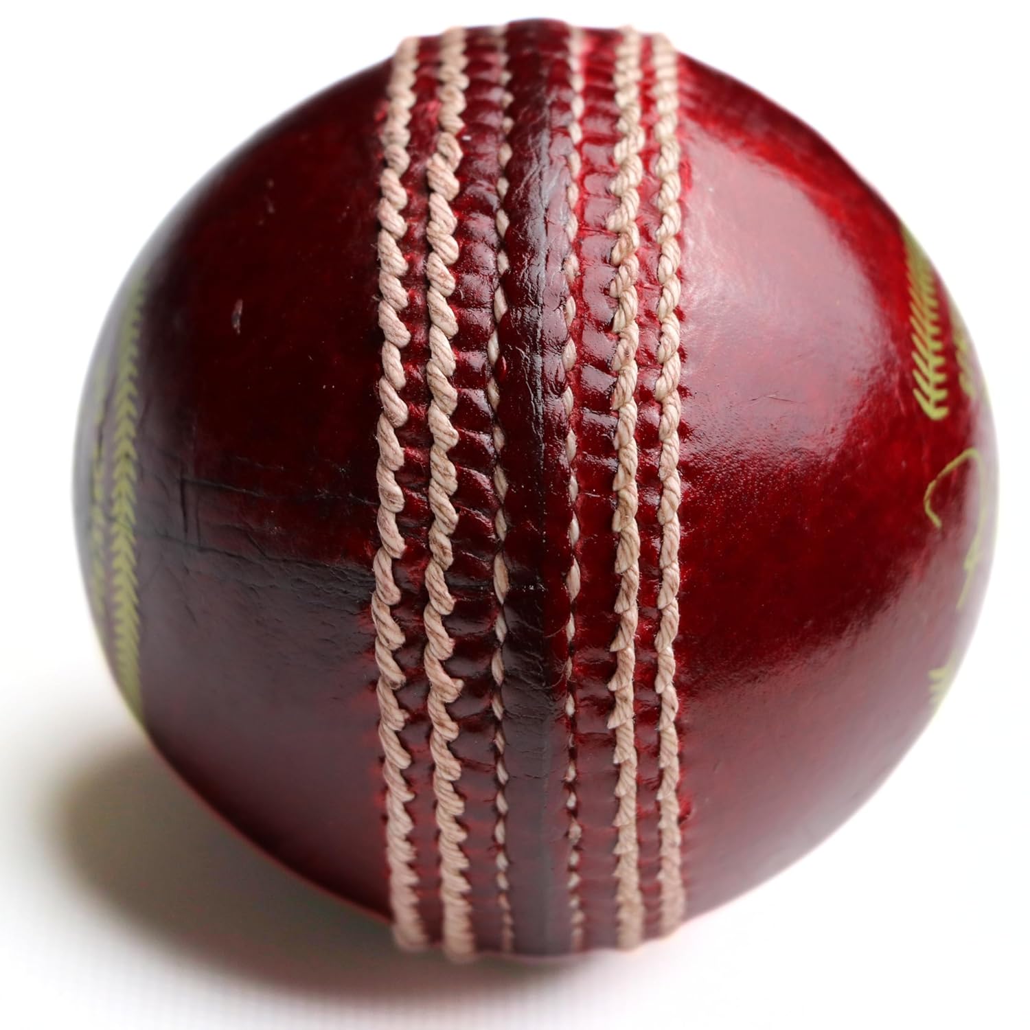 KHELSPACE KS‑50 Leather Cricket Ball – Premium Hand Stitched, Long Lasting, Suitable for Club Matches & Professional Training