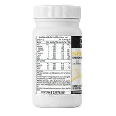 DietXP NRGT Lemon Tea Energy Drink Mix 50g No Added Sugar, 40mg Caffeine