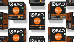 BAO Refresh Hydration Powder with Zero Added Sugar | 6 Electrolytes, 5 Vitamins & 6 Trace Minerals for Rapid Rehydration, Recovery & Immunity | Potassium-Rich Formula for Cellular Rehydration |No Artificial Sweeteners| Orange Flavour | 4g × 20 Sachets